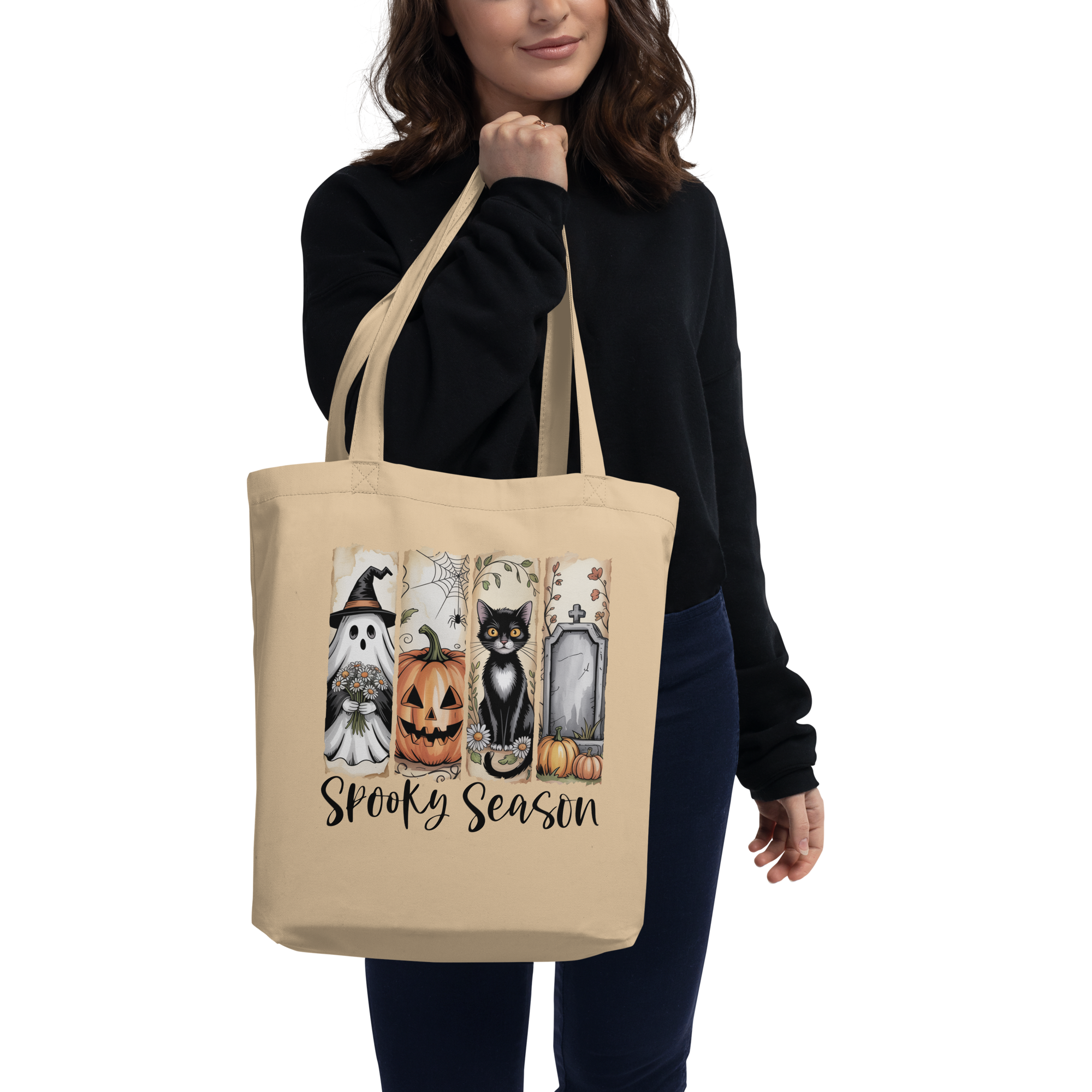 Halloween Canvas Tote Totebag,Have A Killer Bag,Trick or Treat Gift,Halloween Candy Bag,Spooky Tote Bag, Fan GiftEco Tote Bag